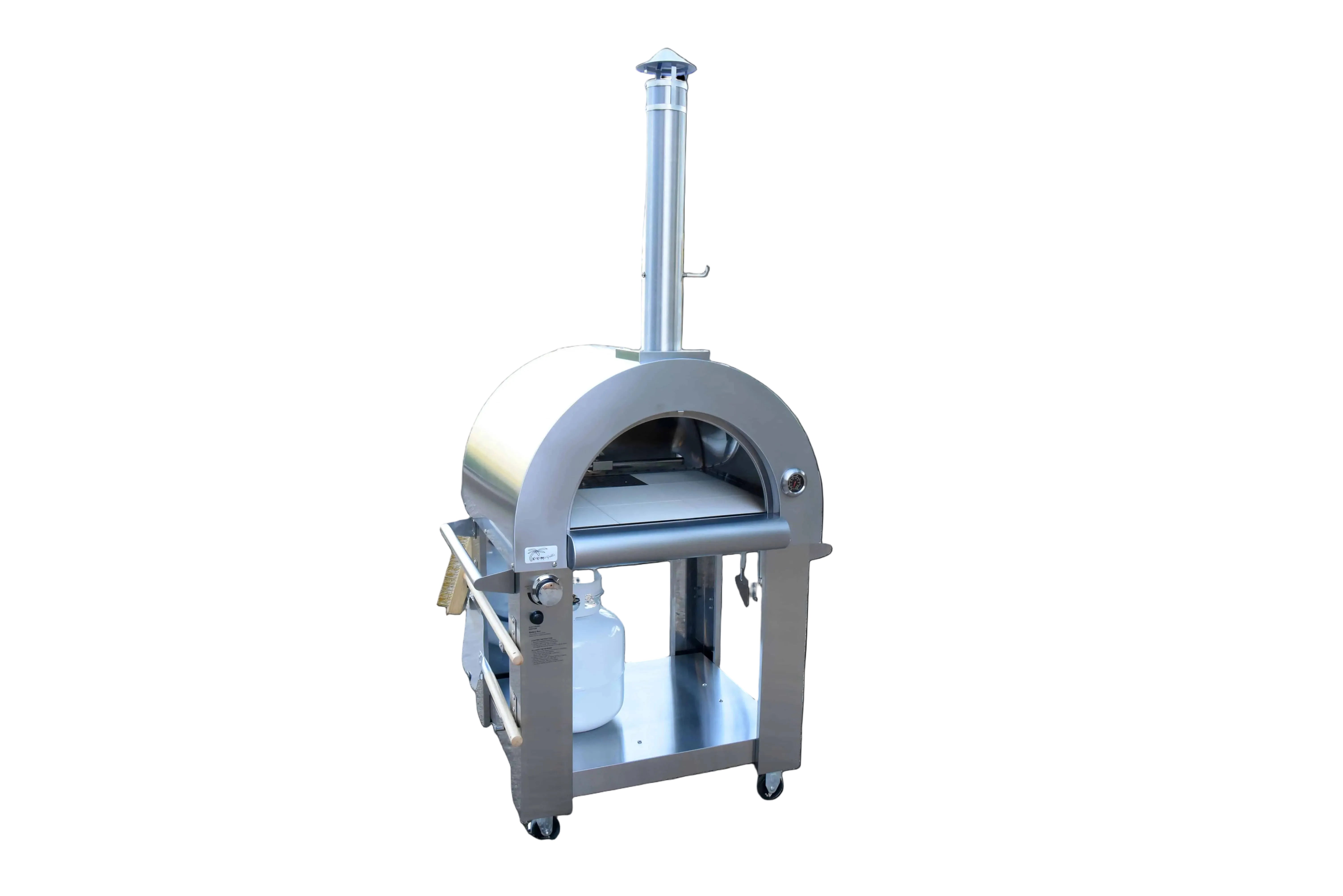 Kokomo 32” Wood, LP & NG Pizza Oven – Stainless Steel Outdoor