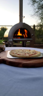 KoKoMo 32" Dual Fuel Gas & Wood Fired Stainless Steel Pizza Oven