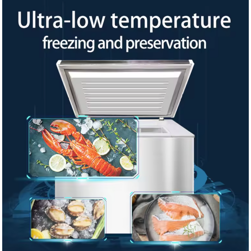CryoSteel UltraFreeze -60 Pro Stainless Chest Freezer