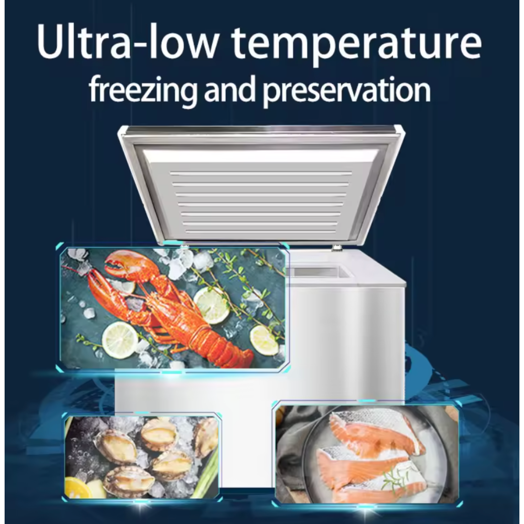 CryoSteel UltraFreeze -60 Pro Stainless Chest Freezer