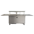 Cinetico Smart Dining Table, Sandstone Black, 5.3 cu.ft fridge and freezer with Bluetooth control