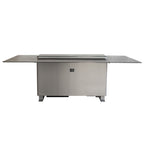 Cinetico Smart Dining Table, Sandstone Black, 5.3 cu.ft fridge and freezer with Bluetooth control