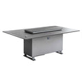 Cinetico Smart Dining Table, Sandstone Black, 5.3 cu.ft fridge and freezer with Bluetooth control