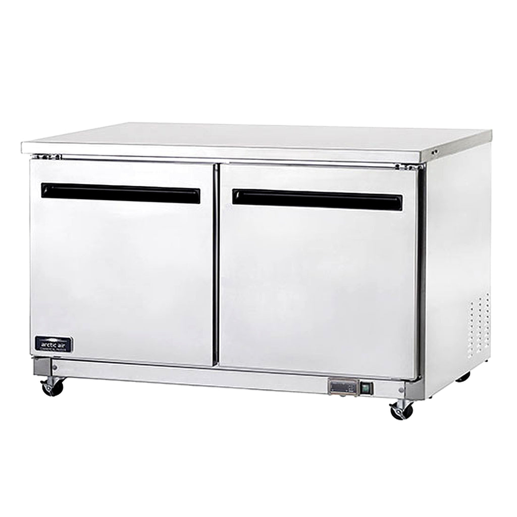 Arctic Air AUC60F Under counter Freezer – 60” 2-Door Commercial Worktop Freezer